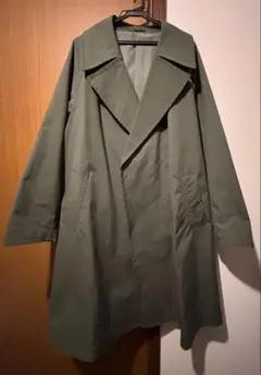 【美品】GU オリーブグリーン ロングコート