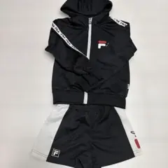 FILA 運動套裝 尺寸140 黑色/白色