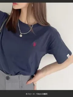 【数回着用】U.S. POLO ASSN. 半袖 Tシャツ ネイビー Sのサムネイル