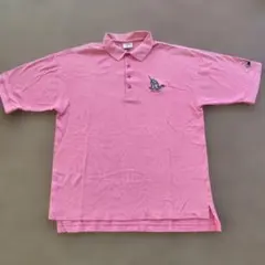 crazy shirt Hawaii 刺繍 ポロシャツ ピンク　ゴルフ柄