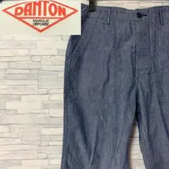 DANTON ダントン クロップドパンツ シンチバック ワークカジュアル 40のサムネイル