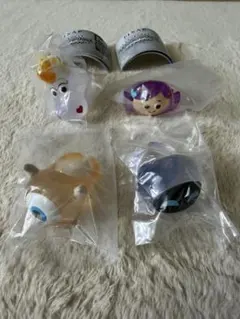 ピクサーキャラクター ファッションリング ロイヤルクリア 4個セット