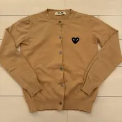 490. PLAY COMME des GARCONS カーディガン ベージュのサムネイル