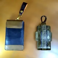 レザー製携帯ケース2種