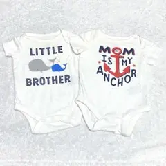 babyGAP ロンパース 50 2点