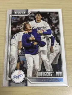 大谷翔平 山本由伸 コンビカード Topps series1 2026