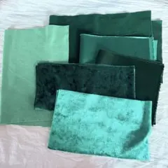 グリーン生地 ハギレ 詰め合わせ 6種類