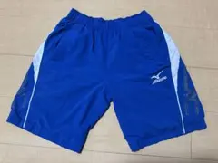 Mizuno ハーフパンツ M ブルー 水泳 スイム トレーニング メンズ