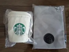 STARBUCKS 福袋 2026 グレーサコッシュ　カップ型ポーチ
