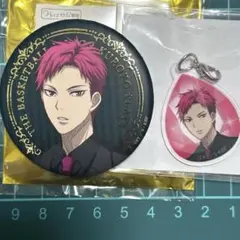 黒子のバスケ　赤司征十郎　black style 箔押し缶バッジ　チャーム