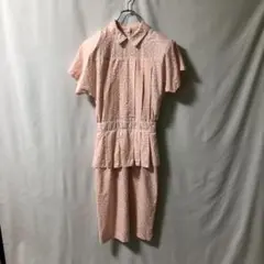 W-266【美品】betsy's things USA製 ボタニカル柄ワンピース