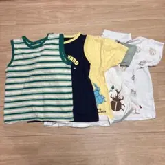 キッズ用タンクトップ・Tシャツ6枚セット