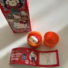 ハローキティ コラボレーション　チョコエッグ　令和風　指ハート