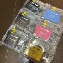 LC-211 インクカートリッジ 4色セット　ブラック3個　全部で６点セットのサムネイル