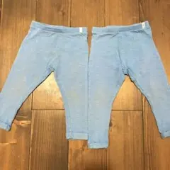 Zaraレギンスパンツ ブルー 86 92  2枚セット