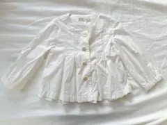 ザラキッズ　タックフレアブラウス116cm