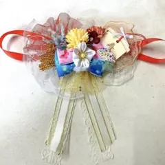 No.1056 ドッグチョーカー　お正月　撮影　絵馬付き