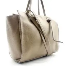 Milos　トートバック　2WAY　レザー　肩掛け　ゴールド金具　シボ革のサムネイル