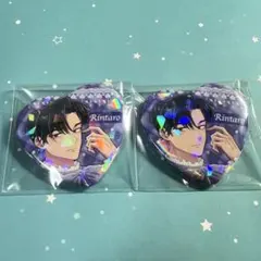 甲斐倫太郎 ホログラムハート形キャラバッジのサムネイル