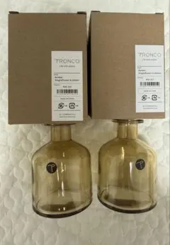 新品未使用TRONCO Keidas Singleflower AUmber花瓶