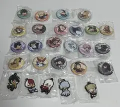 ヒロアカ くら寿司コラボ 缶バッジコンプリート ラバーマスコットセット