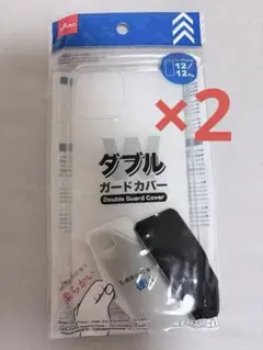 iPhone12 iPhone12Pro スマホケース2個セットクリア