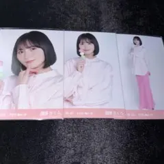 乃木坂46 生写真　桜カラーコーデ　3種コンプ　遠藤さくらのサムネイル