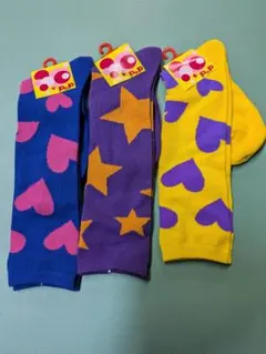 キッズ靴下 3足セット カラフル