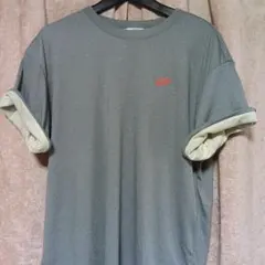 シ*人様 未使用✨️タグ付き✨️新品 Nike Tシャツ グレー×アイボリー リ