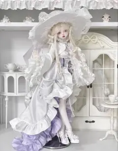 1/4 ドール アウトフィット バタフライウィッチ 白×水色 - メルカリ