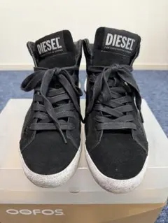 ✨極美品✨ DIESEL レースアップ サイドジップスニーカー 黒 25.5 ✨極美品✨ DIESEL レースアップ サイドジップスニーカー 黒 25.5