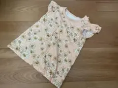 【可愛い】PAUL & JOE UNIQLOコラボ花柄 Tシャツ　ピンク　90