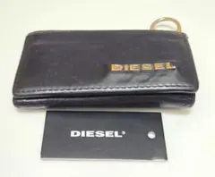 DIESEL ディーゼル ブラック系レザー　キーケース　C2230