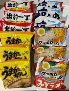 袋ラーメン 4種詰め合わせ 各3袋計 12食のサムネイル