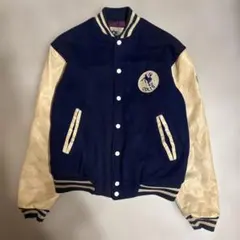 70s NFL スタジャン COLTS XL ウール レザー ビンテージ