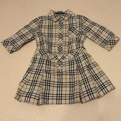 美品　バーバリー　BURBERRY　ノバチェック　ワンピース　100