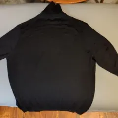 黒 タートルネック ニット 長袖