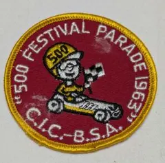 インディ500 60s ヴィンテージ ワッペン C.I.C.ボーイスカウト