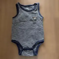 baby GAP ストライプロンパース 12-18ヶ月