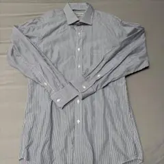 Aquascutum ストライプ 長袖シャツ 39-82