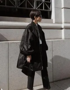 machattトップサーモフォルムコートBlack