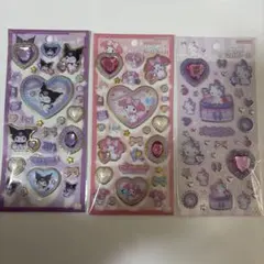 キラキラジュエルシール　※正規品　❤︎サンリオ3点セット❤︎ ※最終値下げ