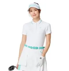 TaylorMade レディース 半袖 ポロシャツ ホワイト Sサイズのサムネイル