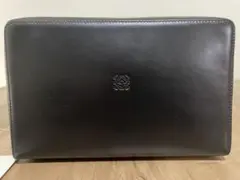 【期間限定】【新品】【希少】LOEWE ブラックレザー ポーチ