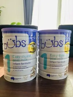 bubs 【0〜6ヶ月】粉ミルク2缶セット