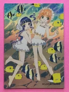 カードキャプターさくら ホロ加工 トレーディングカード SP-1 ヴィンテージ当時物キャプターさくらホロ加工原作版トレーディング