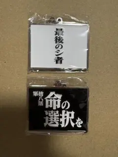 新世紀エヴァンゲリオン サブタイトル メタルキーホルダー 最後のシ者 命の選択を
