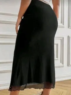 ロングマーメイドスカート 大きいサイズ 5L