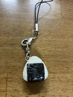 食品サンプル おにぎり キーホルダー ストラップ　 郡上八幡