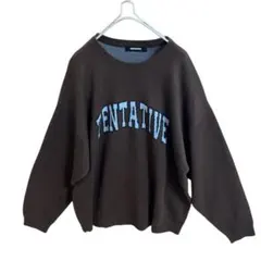 ブラウン オーバーサイズ ニット 『TENTATIVE』